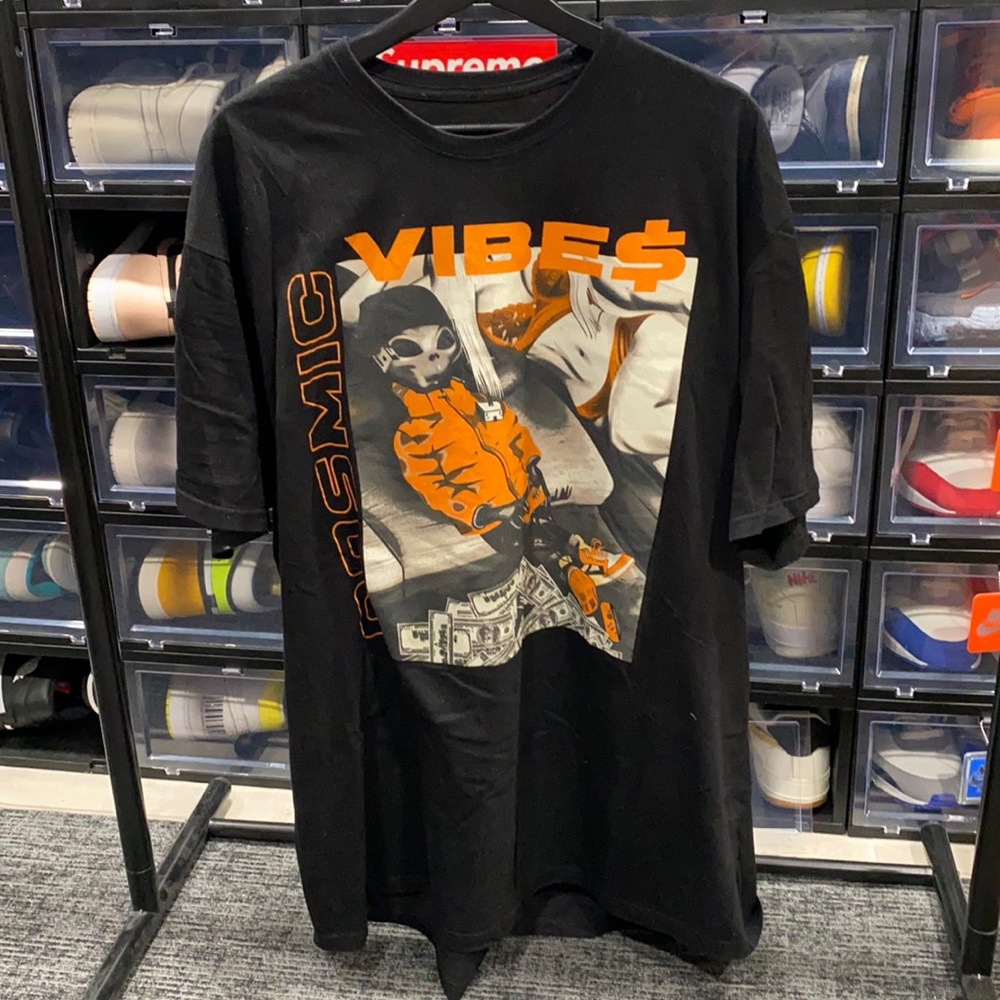 IMAGINARY BRAND ALIEN COSMIC VIBES T-SHIRT XXL